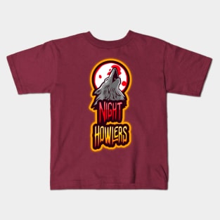 Night Howlers Gaming Design T-shirt Coffee Mug Apparel Notebook Sticker Gift Mobile Cover Kids T-Shirt